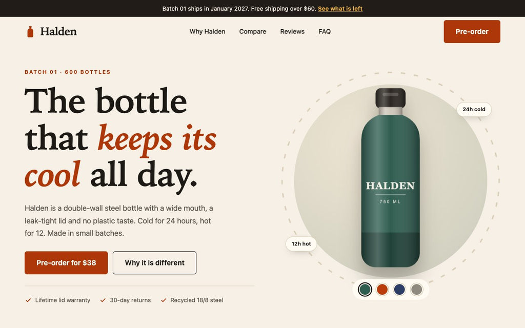 Shopfront - Product Launch Landing Page Template