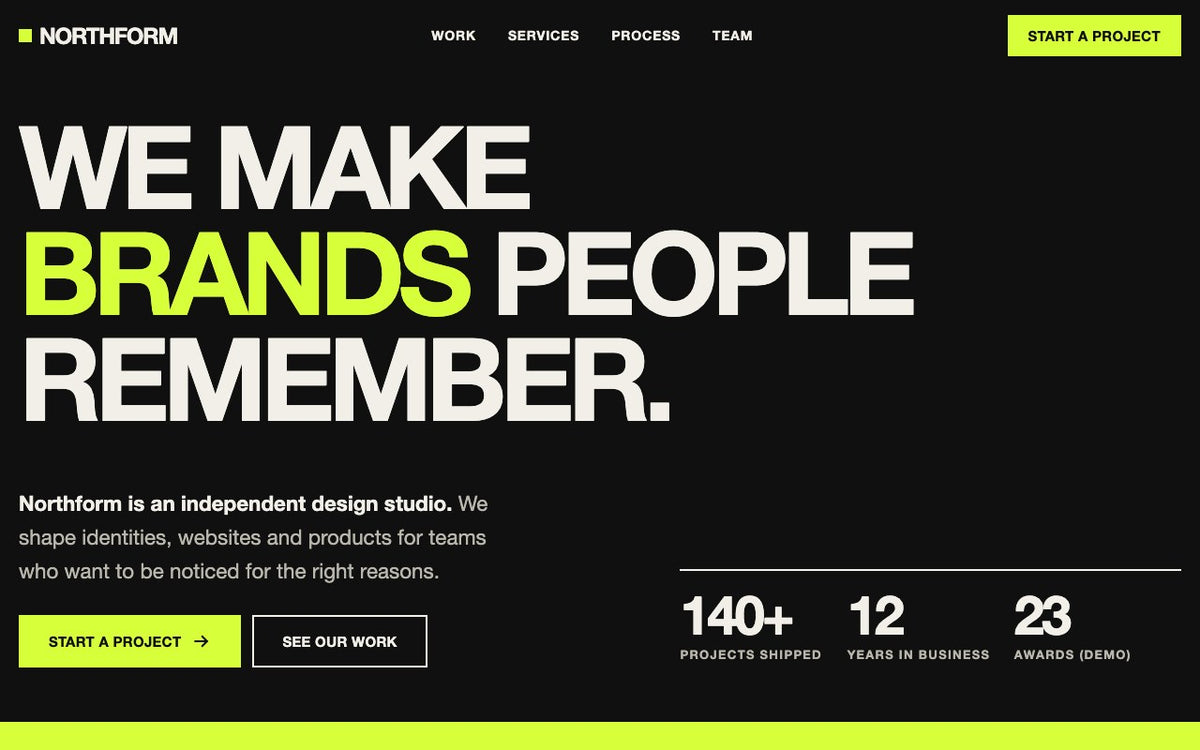Studio - Agency & Portfolio Landing Page Template